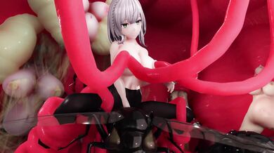 Watching Noel getting fucked by giant insects in a seedbed