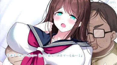 Write a sentence that describes what happens in the hentai PORN video