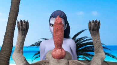 The Naughty Widow: Widowmaker has fun with Doggy Styles