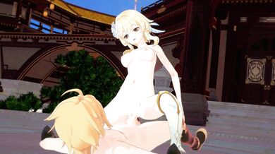 Sexy Schoolgirls Invade The Universe: Aether and Lumines Cosmic Cock Ride