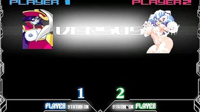 Futa Felicia and her big dick take on Lei-Lei in a mugen fighter match, but who will come out on top?