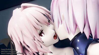 An Anal Adventure with Mashu and Astolfo - A Futanari Hentai