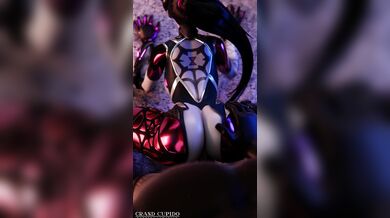 The Hentai Hunter: Widowmaker Sneaks Up on her Prey and Takes Her BBC from Behind