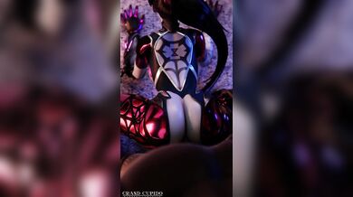 The Hentai Hunter: Widowmaker Sneaks Up on her Prey and Takes Her BBC from Behind