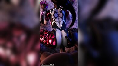The Hentai Hunter: Widowmaker Sneaks Up on her Prey and Takes Her BBC from Behind