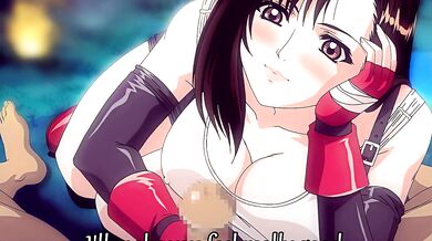 Watch Tifa blow a man with HMV in the background