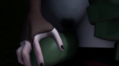 Watch Mavis give a thighjob on Halloween in Greatm8SFM!