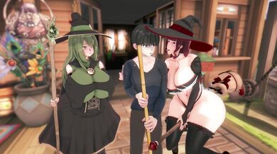 The Naughty Triangle: A Tale of Three Witches