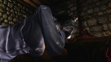 The hot Khajiit teen sucks and fucks her lustful undead lover until she can take no more