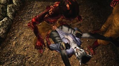 The hot Khajiit teen sucks and fucks her lustful undead lover until she can take no more