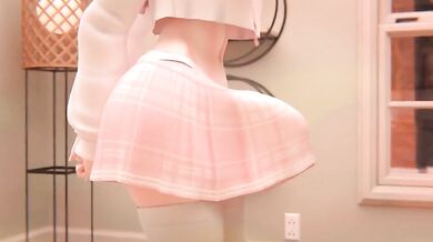 Massive cock growth by the benevolent bunny