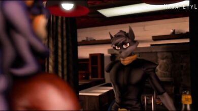 Watch as Sly Cooper and Carmelita Fox team up with Starfoxs Krystal to engage in a steamy threesome porn parody! Directed by MrSafetyLion