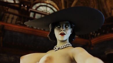 The Giant Lady Dimitrescu in Crisis Beat