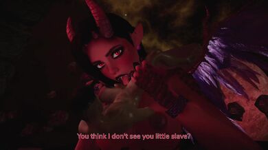 Pleasure-seeking Flame Demoness and Her Toy: The Tasty Edition by Dream VRX