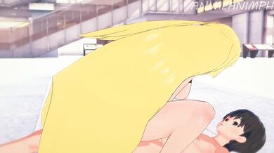 Pokemon Master Lusamine Takes on a Huge Dildo