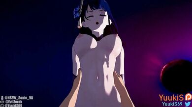 Raiden Shogun Rides You and Your Lover, a Taste of the Orient