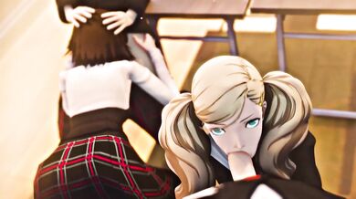 Makoto Niijima and Persona 5s Ann Takamaki engage in an Amateur Throwaway Porn Video