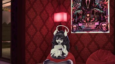 allice angel crashes a Halloween party