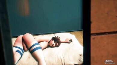 ---------------------- Mei the Kawaii Detective Enthusiast Loves Playing with Herself in this Steamy Hentai Scene!