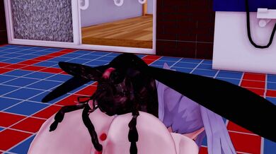 The insect queen Keqing gets fucked by giant bugs in the forest of Goutouren