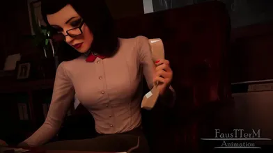 Watch Liz get fausty with her talking pussy in this hentai porn video!