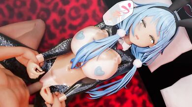 Tokyos Flower Shop Girl Lamy Pen in Hololive! - Yukihana Grabs Wrists for Missionary Style Intercourse