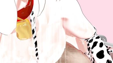 Mila Kunis and Christina Aguilera get caught in a bizarre cow milking accident