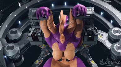 Watch busty spy girl with a heart-shaped ass getting fucked by a creature with many tentacles, in the hot lab experiment by Spyro