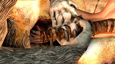 Watch as two werewolves have sex with their human lovers in a hot and steamy four-way