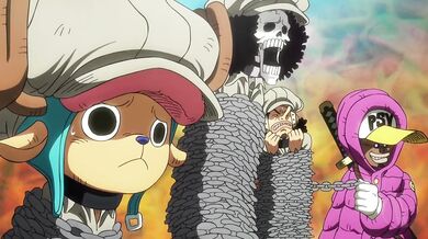 Written on the wind: The erotic adventures of Nami and Robin captured in a nude collage