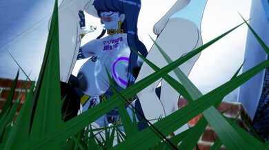 The horny whore and slutty bitch Komi Shouko gets fucked by her neighbors aid in a hot sex scene!