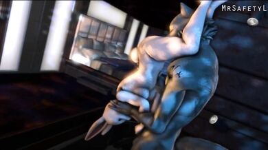 Experience the thrilling adventure of a group of friends as they explore the haunted mansion of Legosi x Haru - MrSafetyLion!