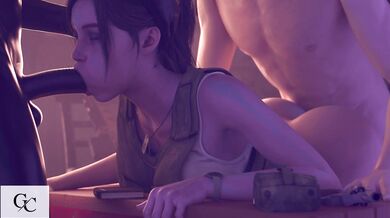 Write a sentence with hair in it