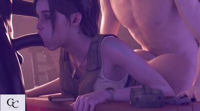 Write a sentence with hair in it