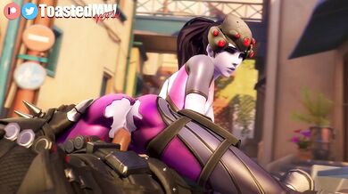 Watch as Widowmaker and Reaper ride each other in public!
