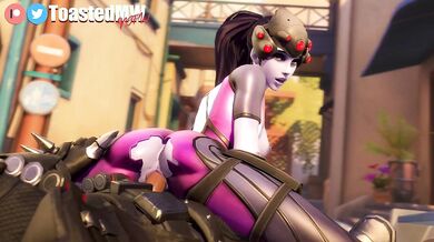 Watch as Widowmaker and Reaper ride each other in public!