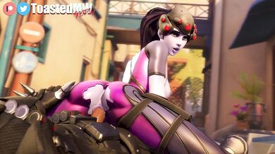 Watch as Widowmaker and Reaper ride each other in public!