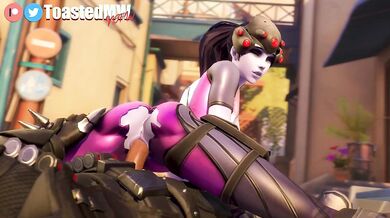Watch as Widowmaker and Reaper ride each other in public!