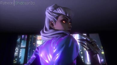 Watch as Evelynns warm embrace envelopes Shido3D in a passionate scene of love-making