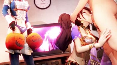 BWC: Halloween-Themed HMV/PMV - Cum Dripping Bleached Bimbo