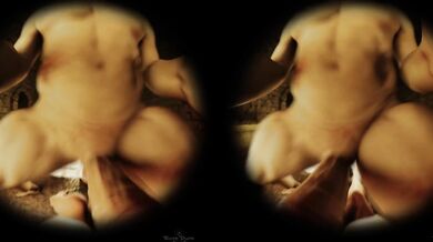 In Lara’s Hell, her face is the only thing left untouched as she gets fucked from every angle in VR POV porn