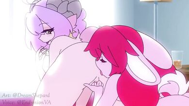 Two girls play with a stuffed bunny doll in their dreams, discovering new pleasures and sensations until they reach the ultimate climax