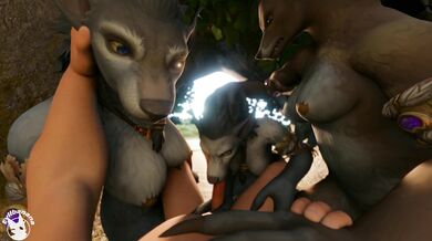 The evil bananas of the wolf pack or Bananas of doom - Wolf Pack Hentai