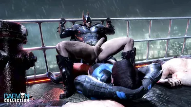 The Hentai Chronicles: Nightwing and Batmans Steamy Masturbation Session