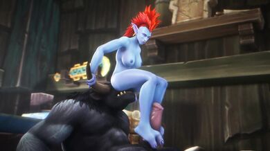 Zazi and the Big Tauren Cock: A Footjob Adventure with Noname55