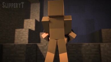 The adventure of an Enderman, who has a big dick that is always slippery and ready to penetrate any hole he finds