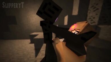 The adventure of an Enderman, who has a big dick that is always slippery and ready to penetrate any hole he finds