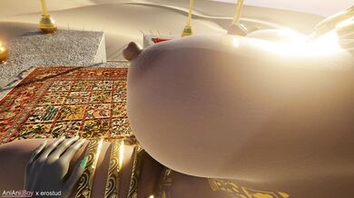 Aisha and AniBoy, in a thrilling POV scene on the royal throne, will make your heart paint with passion!