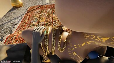 Aisha and AniBoy, in a thrilling POV scene on the royal throne, will make your heart paint with passion!