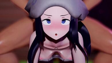 Akari-chan Is Used As A Plaything By All The Villagers [Clothed & Nude] [Double P]